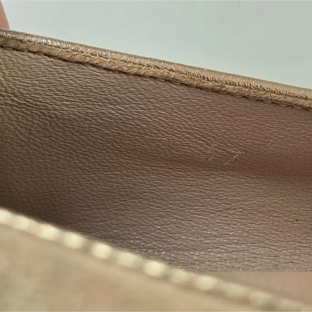 Michele Lopriore Cassidy Tan Suede Platform Loafers Tassel Euro Chic Size 37 7